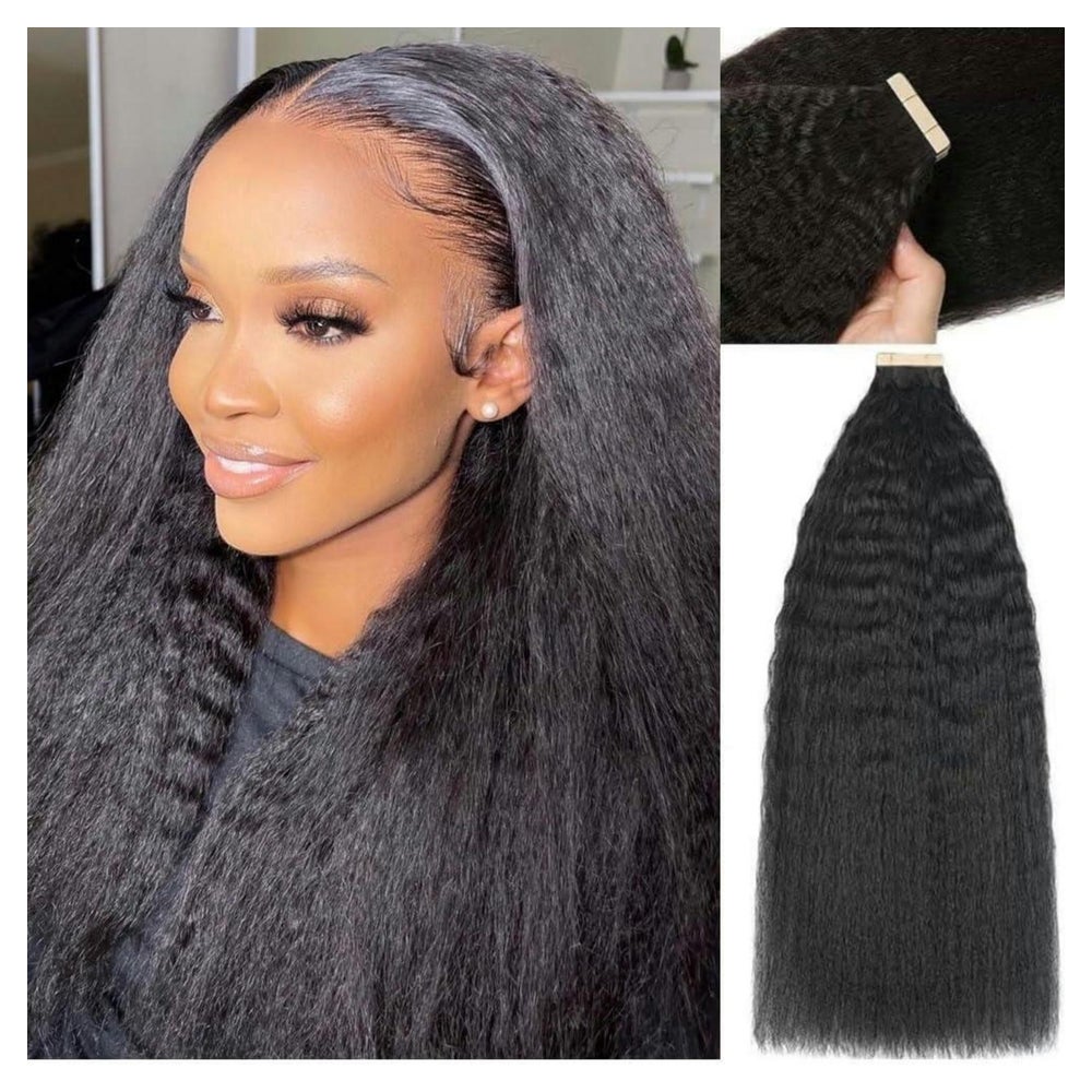 Tape Extensions Echthaar Unsichtbare 1B#-KS 14zoll-35.5cm(40 1 St