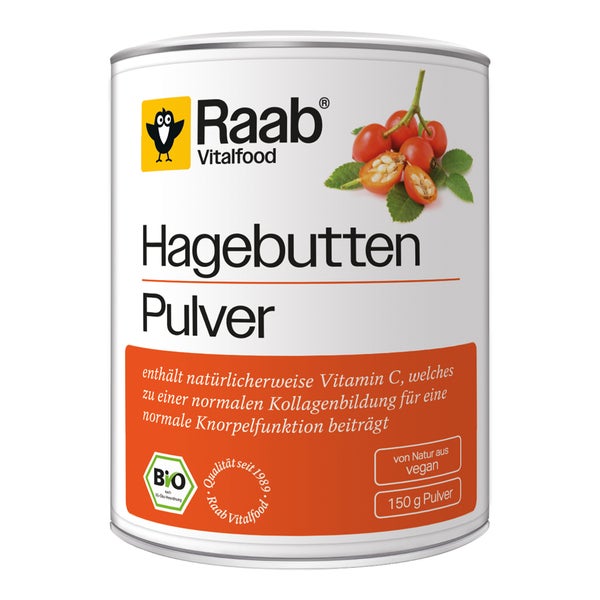 Raab Vitalfood® Bio Hagebutten Pulver 150 g