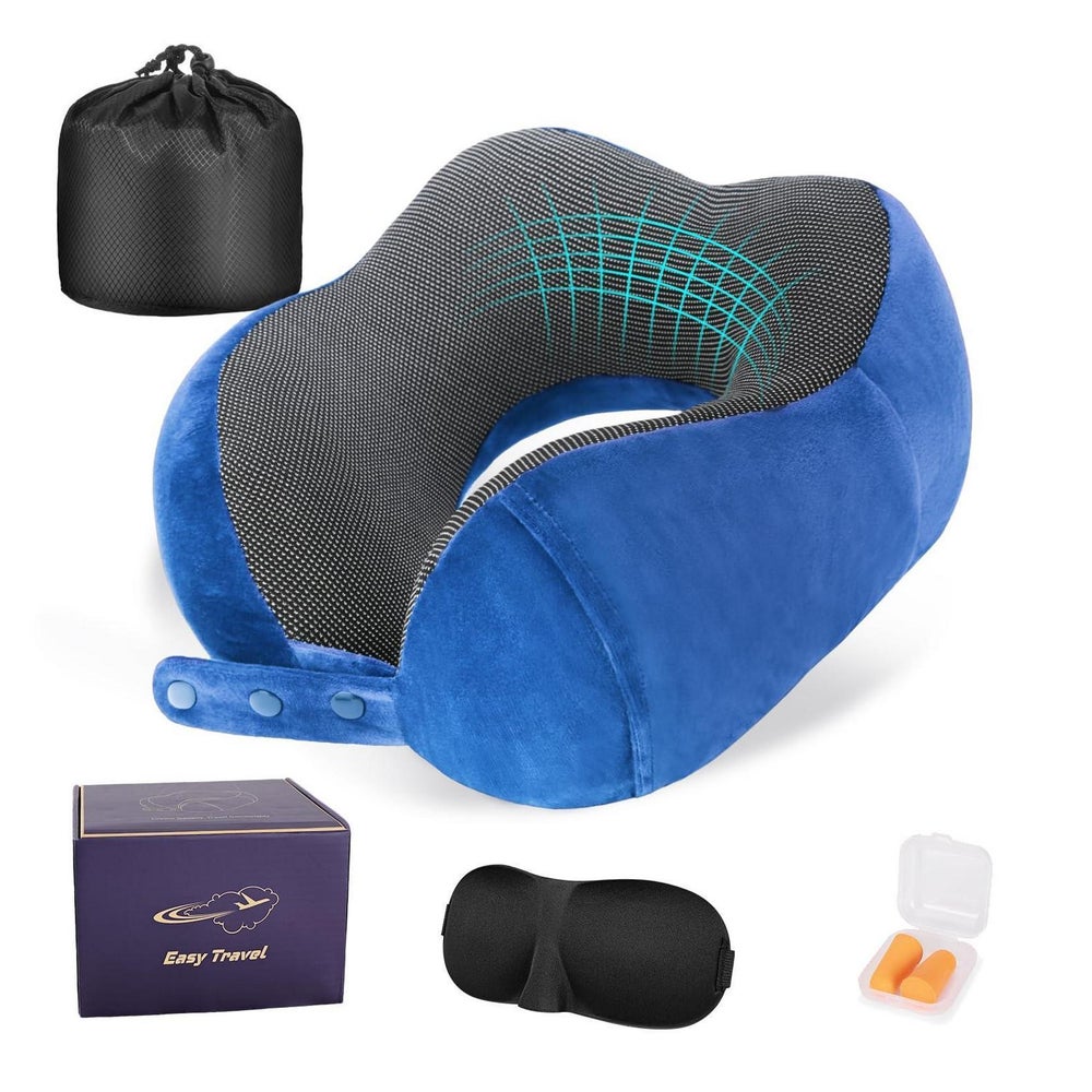 Nackenkissen Memory Foam Reisekissen ergonomisch 1 St