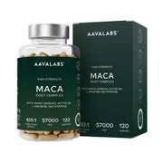 Aavalabs Maca Root 57.000 mg, 100:1 + 10:1 Extrakte 120 St