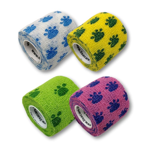 LisaCare Bandagen - Tatzen-Mix - 5cm x 4,5m 4 St