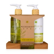 Accentra Handpflegeset REFRESHING SPA – Lemon & Jasmine mit Seifenablage 520 ml