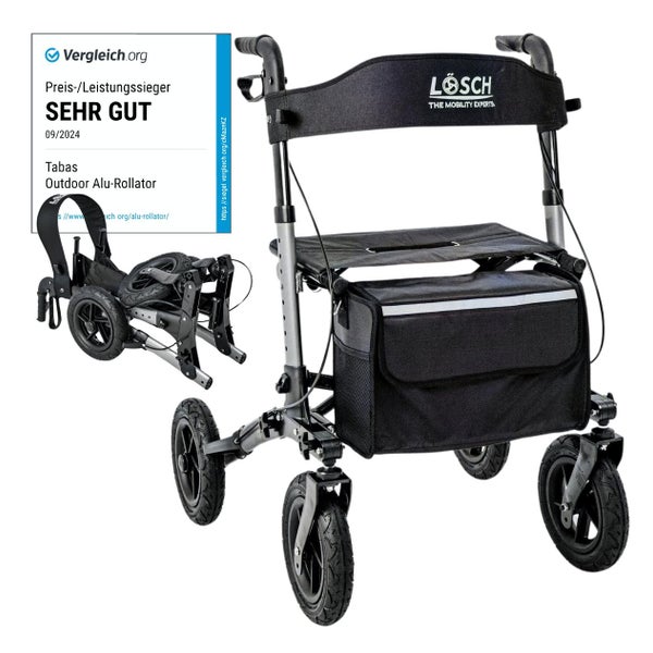 Lösch Reha Rollator TABAS Mobility AIR Silber