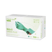 Medi-Inn Nitril Green Plus Einmalhandschuhe puderfrei, Gr. L 1000 St