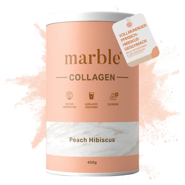 Collagen – Peach Hibiscus | Kollagenpeptide mit natürlichem Aroma 450 g
