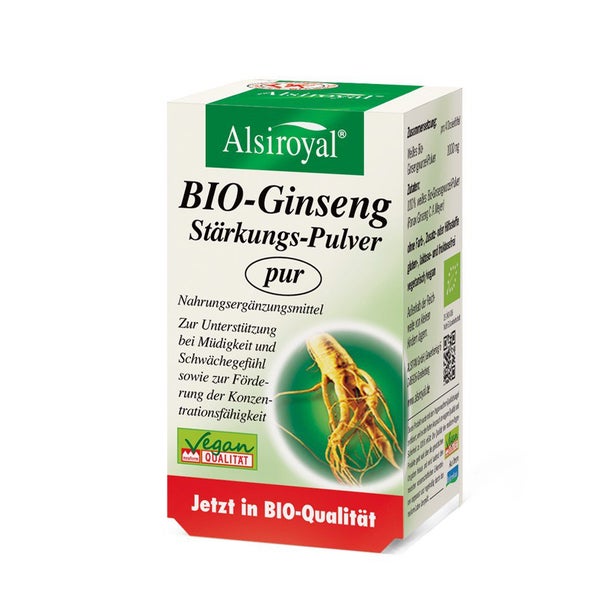 Alsiroyal BIO-Ginseng Stärkungs-Puver pur 30 g