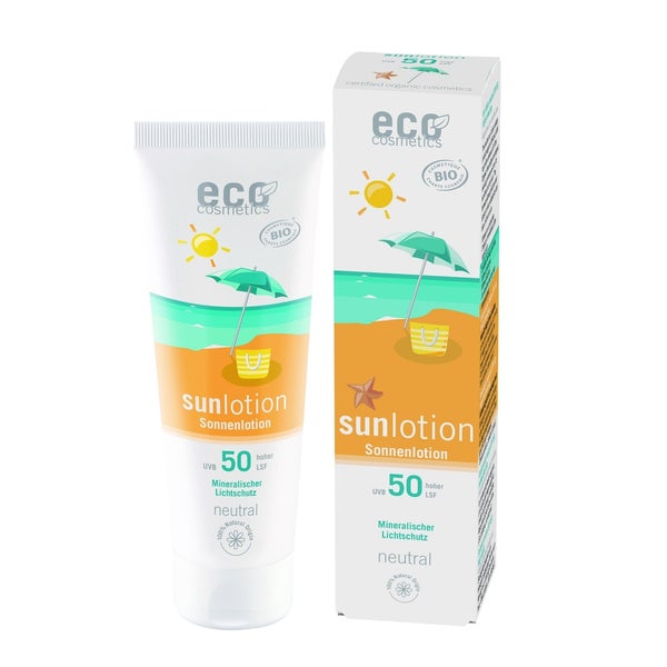 eco cosmetics Sonnenlotion Neutral LSF 50 125ml