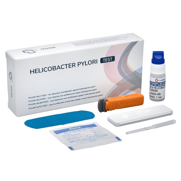 Helicobacter Pylori Test - Helicobacter Pylori Schnelltest - Zuhause Test - The Tester 1 St