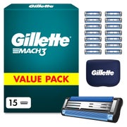 Gillette Mach 3 Klingen Herren, 15 Original Rasierklingen 1 St