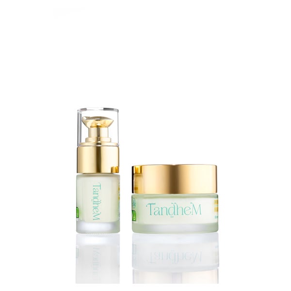 TandheM Neurocosmetics Pro-Aging Pflege-Duo – Neurokosmetik Gesichtscreme & Augenpflege gegen Haut-Stress 2 St