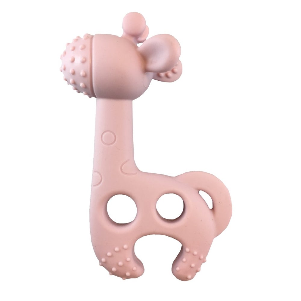 Beißring / Zahnungshilfe / Beißspielzeug - Bite me Raff - Giraffe mit Noppen 1 St