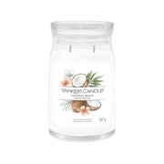 Aromatic candle Signature glass large Coconut Beach 567 g 1,555 kg
