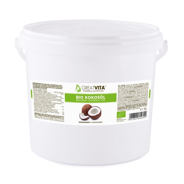GreatVita Bio Kokosöl 5000 ml