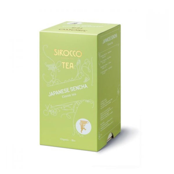 Sirocco Bio Tee Japanese Sencha Grüner Tee 20 Sachets à 2 g 2 g