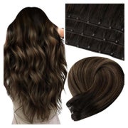 Extensions Echthaar Micro Beads Remy Braun Ombre 40cm-50g 2. 1 St