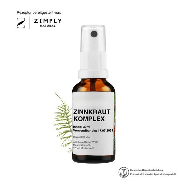 Zimply Natural ZINNKRAUT KOMPLEX - Pflanzbasierte Rezeptur 30 ml