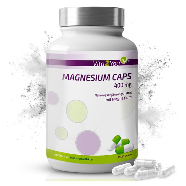 Vita2You Magnesium Kapseln 400mg 365 St