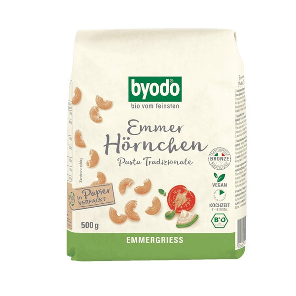 BYODO Emmer Hörnchen (Sommerdinkel) 500 g