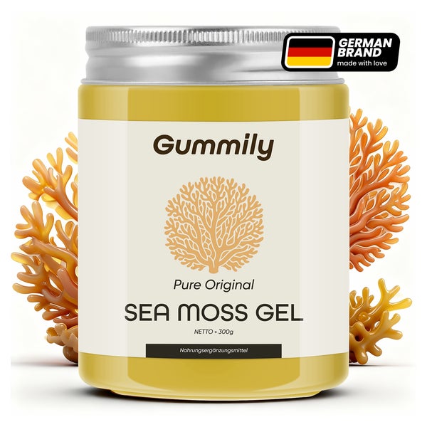Gummily® Irische Sea moss Gel - Sea moss kapseln alternativ (Neutral) 300 g