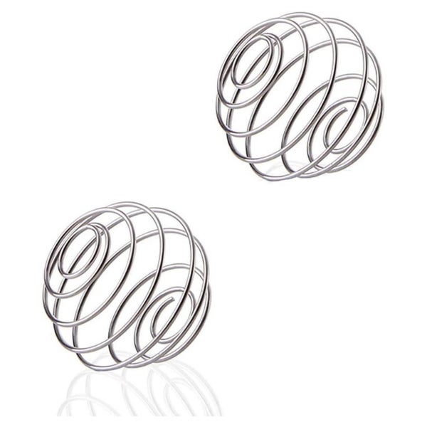 2X Blender Mixing Balls Stainless Steel for Supplements Prot 1 St