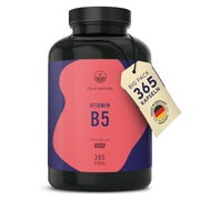 Vitamin B5 Kapseln, Pantothensäure - 1 Jahr Vorrat, Vegan 365 St