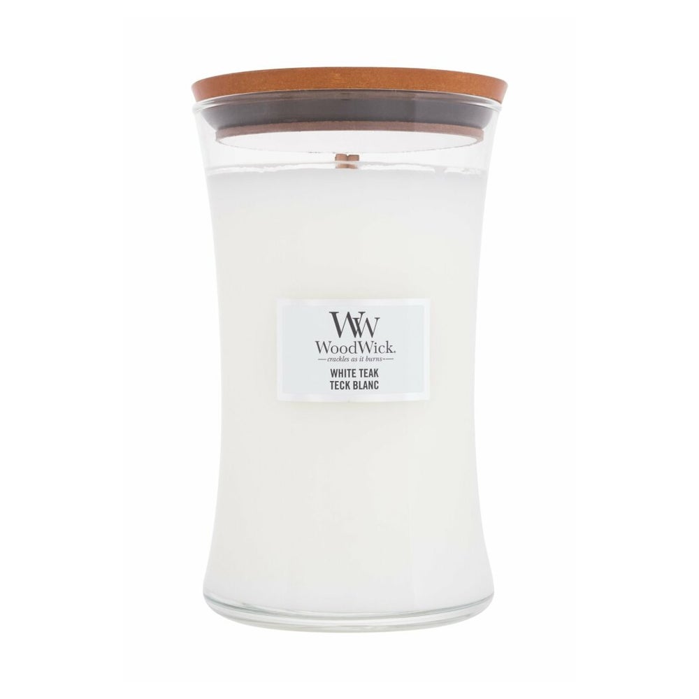 WoodWick White Teak-Duftkerze 609,5 g 0,6095 kg