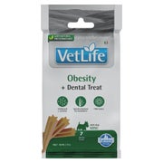 Produktabbildung: FARMINA Vet Life Dental Treat Obesity Mini (7 pcs ) dentale Leckerlis für kleine Hunderassen 0,06 kg
