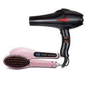 ITALIAN DESIGN ELEKTROGERÄTE Professional Pack Ionic Hairdryer+ Glättungsbürste Id