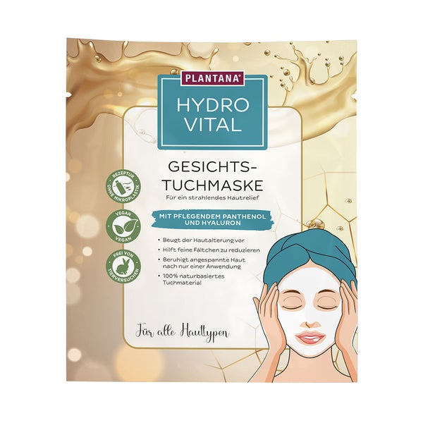 PLANTANA Gesichts-Tuchmaske Hydrovital 1 St