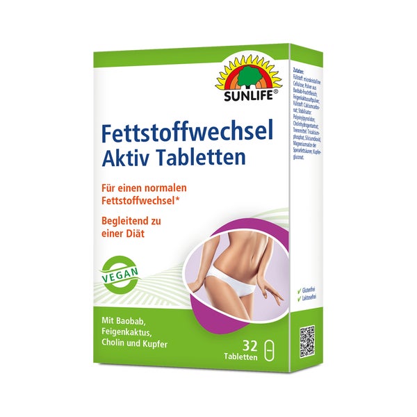 SUNLIFE® Fettstoffwechsel Aktiv Tabletten 22 g