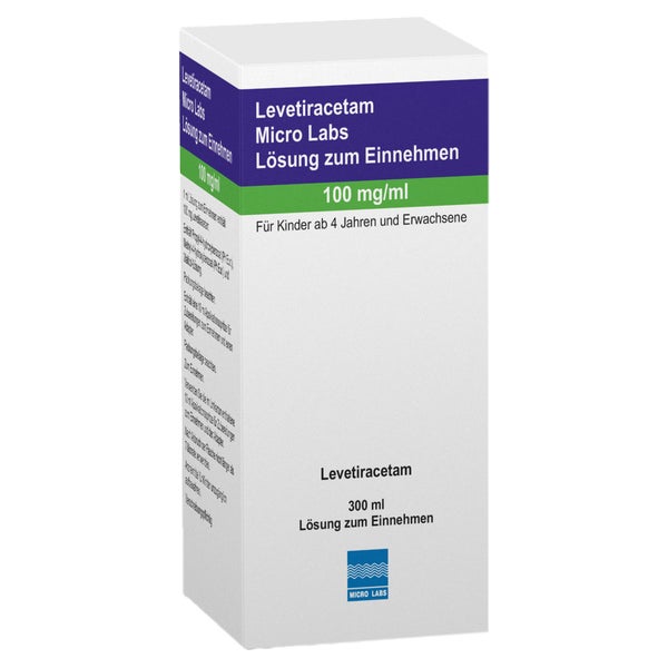 Levetiracetam Micro Labs 100 mg/ml L.z.E 300 ml