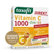 Produktabbildung: Taxofit Vitamin C 1000+Zink+D3 Direkt Gr 20 St