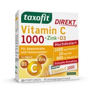 Produktabbildung: Taxofit Vitamin C 1000+Zink+D3 Direkt Gr 20 St