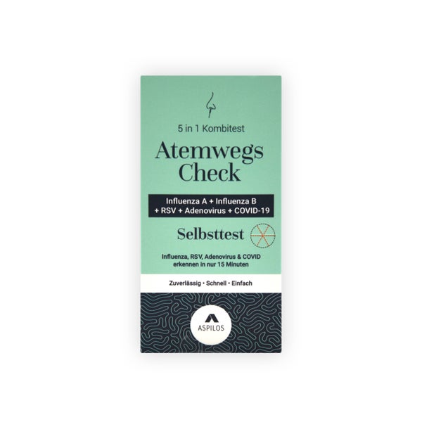 Aspilos Schnelltest 5in1 Viren & Erkältungscheck 1 St