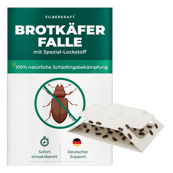 Silberkraft Brotkäferfalle 9 Fallen 9 St
