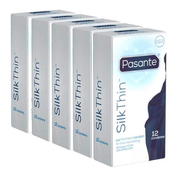 «Silk Thin» extrem dünne Kondome für ein Maximum an Gefühl (60 Kondome) 60 St