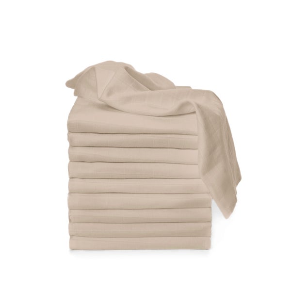 T-TOMI Mullwindeln HIGH QUALITY ungebleicht, 70x70, 10St. 10 St