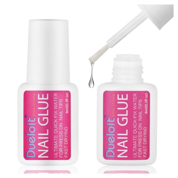 Nagelkleber Extra Stark Schnelltrocknend Pinsel 8ml Nagelkle 1 St