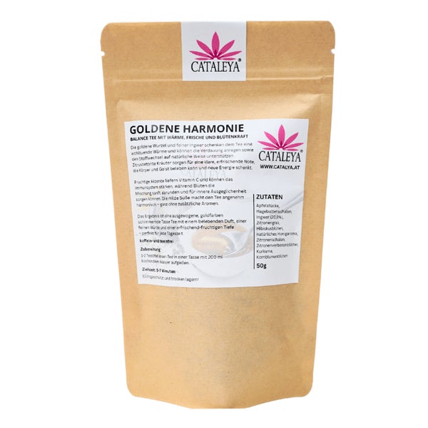 CATALEYA Bio Ingwer Tee mit Honig & Kurkuma 50 g