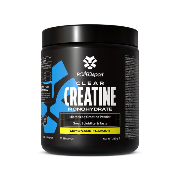 Polleo Clear Creatine Monohydrate, 250 g, Lemonade 250 g
