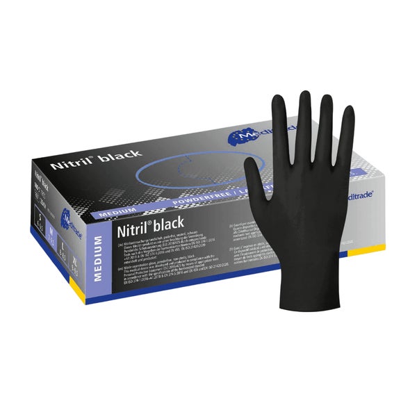 Nitril® black Nitrilhandschuhe in schwarz