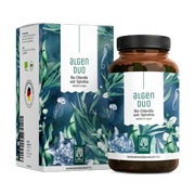 Chlorella und Spirulina - Komplex aus Bio Süßwasseralgen - ALGENDUO - 360 vegane Presslinge - NATURTREU® 360 St