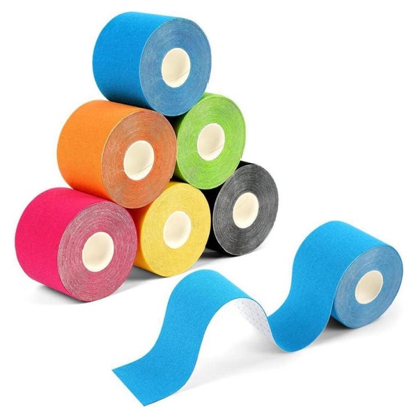 Kinesiotapes 6 Rollen Profi Physiotape 5mx3.8 cm Sport Tapes 1 St
