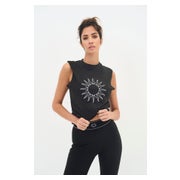 OLIVIA TANKTOP DAMEN - 100% BAUMWOLLE MIT SONNEN-PRINT ONAMASTE 1 St