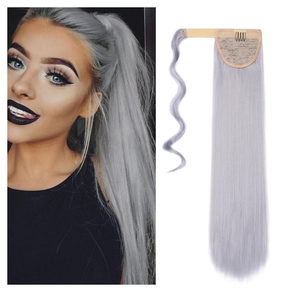 Ponytail Extensions Clipin Pferdeschwanz Haarteil Synthetik 1 St