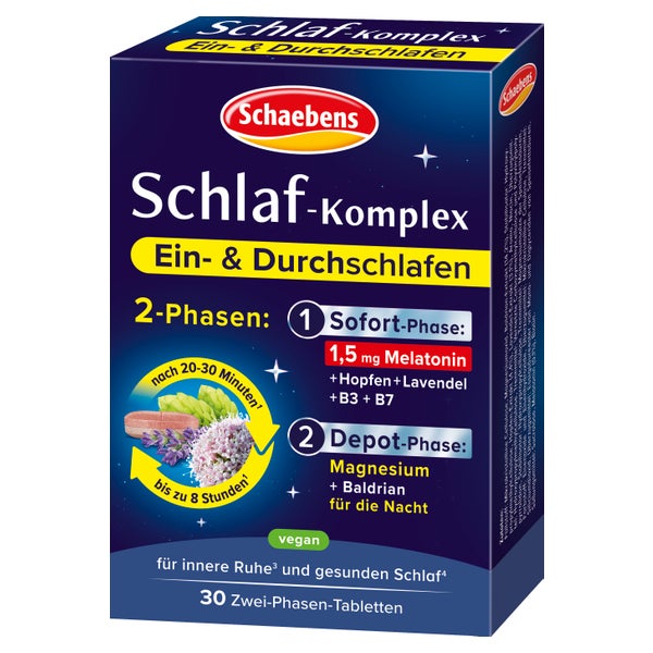Schaebens Schlaf-komplex 2 Phasen Tabletten 30 St