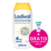 Produktabbildung: Ladival Trockene Haut Sonnenschutz-Lotion LSF50+ 200 ml