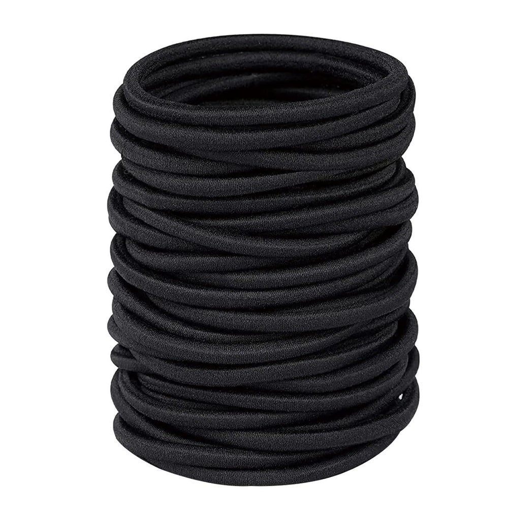 32 Stück Schwarz Haargummi Haarbänder Mädchen Elastisch Pfer 1 St