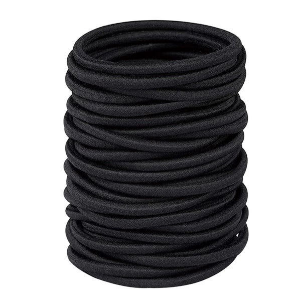 32 Stück Schwarz Haargummi Haarbänder Mädchen Elastisch Pfer 1 St