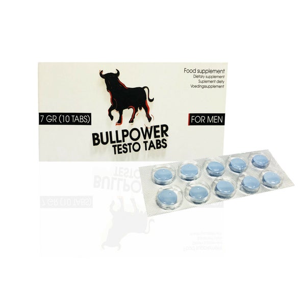 Pharmquests Blaue Pillen Herbal Bull Power für Männer 10 St